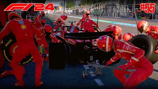 F1 24 - COMO FAZER A FERRARI PARAR DE ERRAR - MODO CARRERA 55