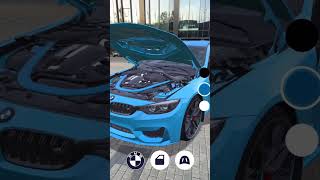 Take an Augmented Reality test drive Of #BMW M4 with MyWebAR! 🏁 #webar #mywebar #bmw #ar