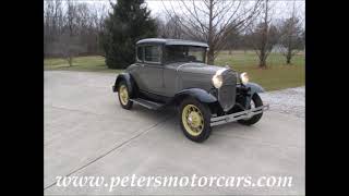 1930 Ford Model A Coupe SOLD! www.petersmotorcars.com