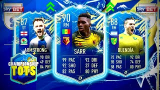 FIFA 21 | EFL CHAMPIONSHIP TOTS PREDICTIONS! 😱🔥 ft. 90 Sarr 🇸🇳 88 Buendia 🇦🇷 & 87 Armstrong ✅