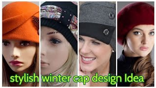 stylish winter cap design Idea