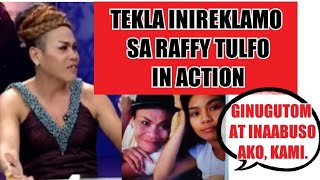 TEKLA INIREKLAMO NG KANYANG LIVE-IN PARTNER SA RAFFY TULFO #TEKLA