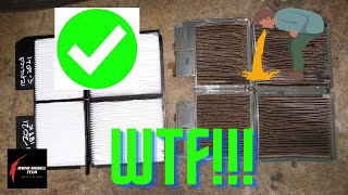 300K MILE LEXUS DIRTY A$$ CABIN AIR FILTER | TIKTOK VERSION,CHANGE YOUR CABIN AIR FILTER!!! #SHORTS