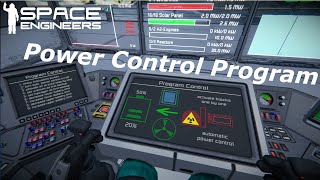 Power Control Program Script for Space Engineers - Trailer