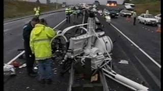 Helicopter Crash on Motorway