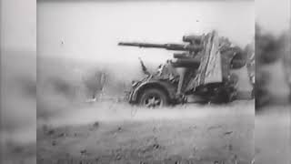 THE FLAK 88   INTENSE WORLD WAR 2 FOOTAGE