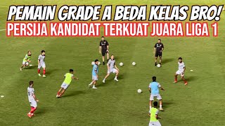 LIHAT SESI PEMANASAN KUCING-KUCINGAN PEMAIN PERSIJA INI KELAS EROPA BRO!!