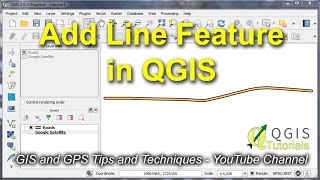 Create, Modify and Label a Line (vector) Feature in QGIS