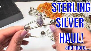 Eclectic Vintage Jewelry Haul!  Sterling Silver, Gemstones and Vintage Joan Rivers