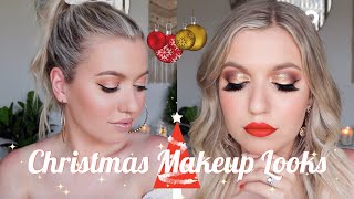 TWO CHRISTMAS PARTY LOOKS! | Makeup Tutorial