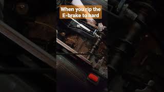 Customer states parking brake is not holding any more #shorts #toyota #howto #repair