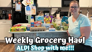 Weekly Grocery Haul / Shop with me at ALDI!