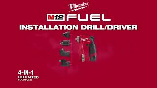 Milwaukee® M12 FUEL™ Installation Drill/Driver