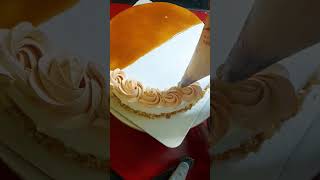 Butterscotch Birthday cake design #shortvideo #shorts #cake #decoration #shots #short #birthdaycake