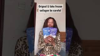 Frozen collagen original/fake #collagen #glutathionecapsule #be-careful #copy #shorts #Ruchi Ata