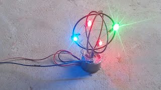 Amazing LED Chaser Light Circuit | Motor and led | Top Engineer Lights