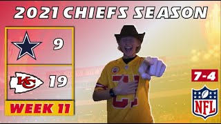 Kansas City Chiefs Fan REACTS to Week 11 vs. Cowboys | DAL 9-19 KC | 2021 NFL Season