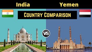 India vs Yemen Country Comparison | Yemen vs India | india vs yemen | yemen vs india