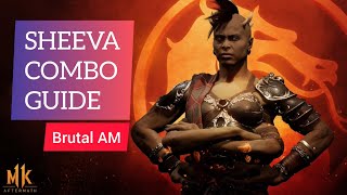 SHEEVA COMBO GUIDE (All Variations) %58 Combo in DAY1 - MK11