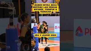 Momen Megawati bertemu lagi dengan Wipawee,Pornpun & Thanacha.Indonesia X Thailand Sea V League 2024