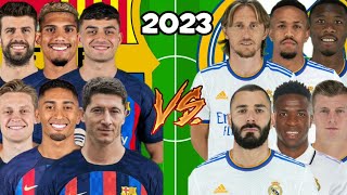 2023 Barcelona 🆚 2023 Real Madrd🔥😈