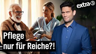 Pflegenotstand: Zu wenig Geld, zu wenig Personal (mit Maike Kühl) | extra 3 vom 31.10.2024 · Teil 3