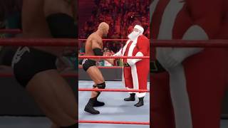 🎄”The Rock” gives “Santa” Rockbottom Christmas Match🎄🎄