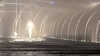 The Dubai Fountain Nozzles Closeup (Esmaha Dubai)