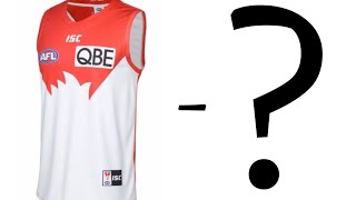 Redesigning the Sydney Swans guernseys