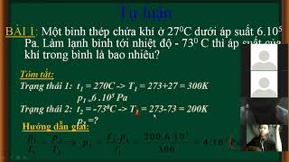 QUÁ TRÌNH ĐẢNG TÍCH. ĐỊNH LUẬT SÁC LƠ - 3