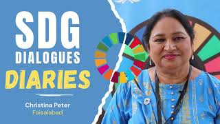 Christina Peter | #Faisalabad | #SDGdialoguesPakistan