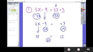 Third Form - 1 July - (38.10) Repeat of Solving Equations 2 Revision (Hegarty 185)