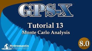 GPS-X Tutorial 13: Monte Carlo Analysis