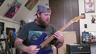 Charvel Dk24 Mystic Blue Demo and Review (best charvel model?) (Line 6 Helix)