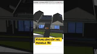 Visualización de modelo 3D en SketchUp #design #sketchup #bim