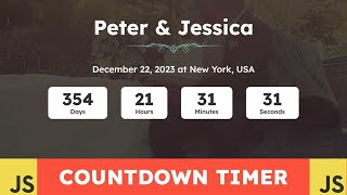 How to Make a Count Down Timer Using HTML CSS And JavaScript 2023