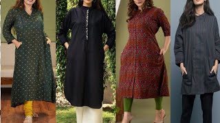 2023 Most Trendy Pocket Style Kurtis Designs/Latest side Pocket Kurtis,Frocks/Front Pocket Designs