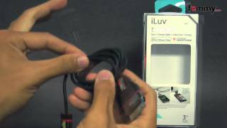 iLuv DualJack Charge & Sync Cable Review in HD