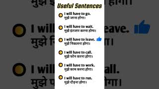 Use - "I willl have"  #englishlearning #hindilearning #usefulsentences #ytshorts