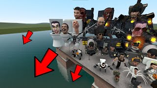 Spartan Kicking Skibidi Toilet Team Under Water | Garry's Mod