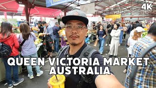 Queen Victoria Market Melbourne Australia 4K Video February 2024 ( PART 1 )