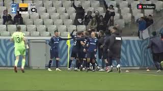 Ротор - КамАЗ (1:0). Гол Лаврищева