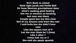 Big Shaq - Playground Poetry Freestyle #CLB (Lyrics)