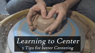 5 Tips for Centering Your Clay on the Wheel