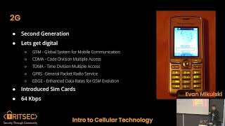 Intro to Cellular Technology - Evan Mikulski