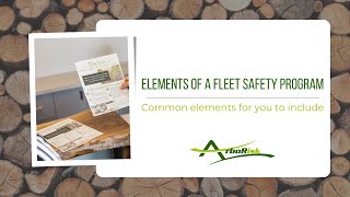 Elements of a Fleet Safety Program