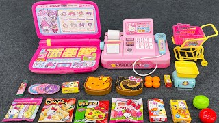 68 Minutes Satisfying with Unboxing Cute Pink Ice Cream Store Cash Register ASMR Review Toys