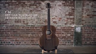 Lowden F-50 African Blackwood / Sinker Redwood with Ariel Posen