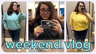 Why I haven’t been to a salon in years🥲 (also plus size shopping!) - weekend vlog