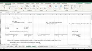 Apuraçao CMV   Inventário Permanente - pelo excel